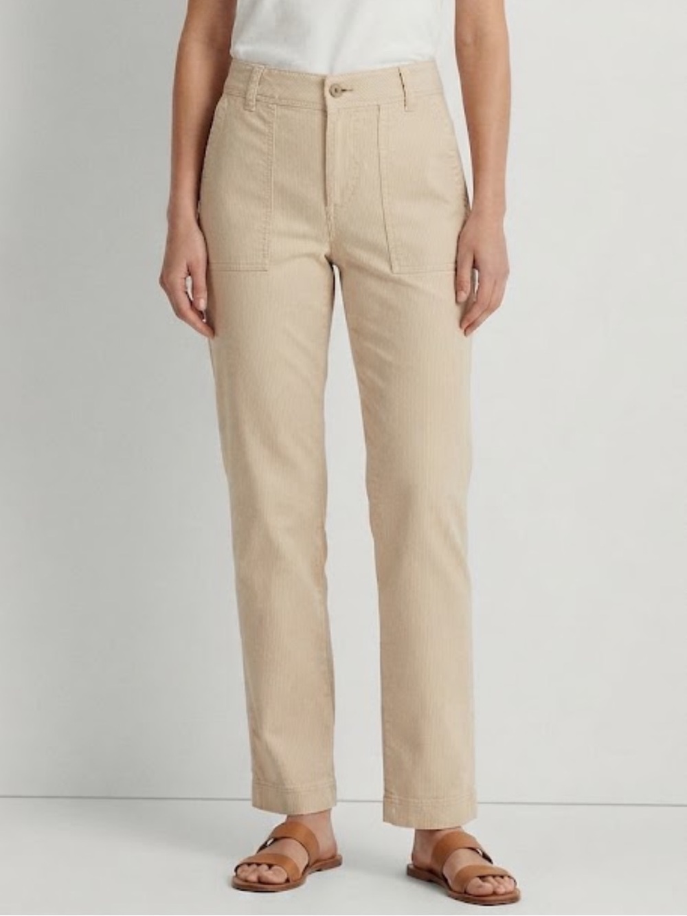 Lauren Ralph Lauren cotton khaki colored pants